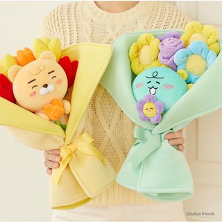 🛒 🌸พร้อมส่ง Kakao Friends ~ Love Ryan Tulip Bouquet Soft Plush🍒🌸