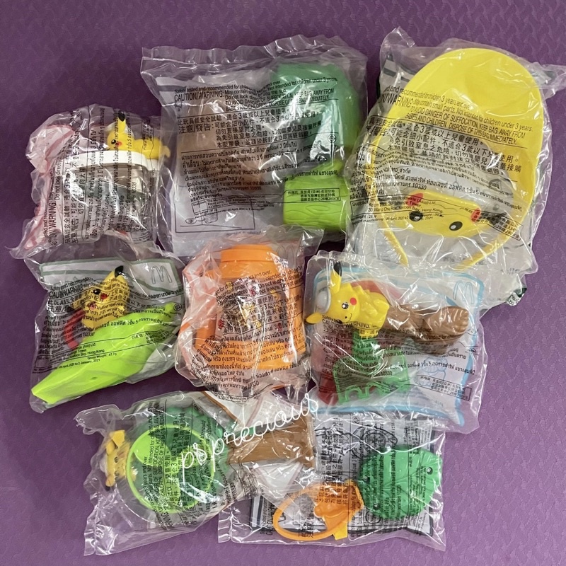 แฮปปี้มีล ชุดพิกาจู McDonald Happy Meal Detective Pikachu Pokemon Asia