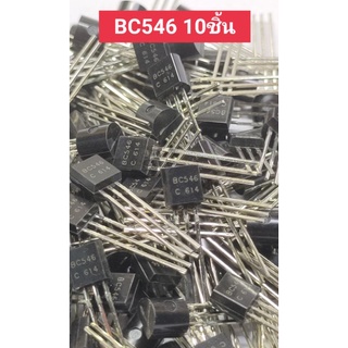 ทรานซิสเตอร์ BC546 NPN TO-92 จำนวน 10ชิ้น