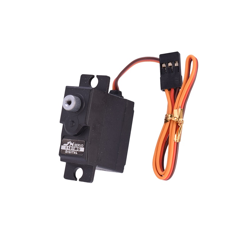 Jx Servo PDI-1181MG เกียร์เซอร์โวดิจิทัล โลหะ 18 กรัม 3.5 กก. สําหรับ Wltoys 144001 Wpl เครื่องบินเฮ