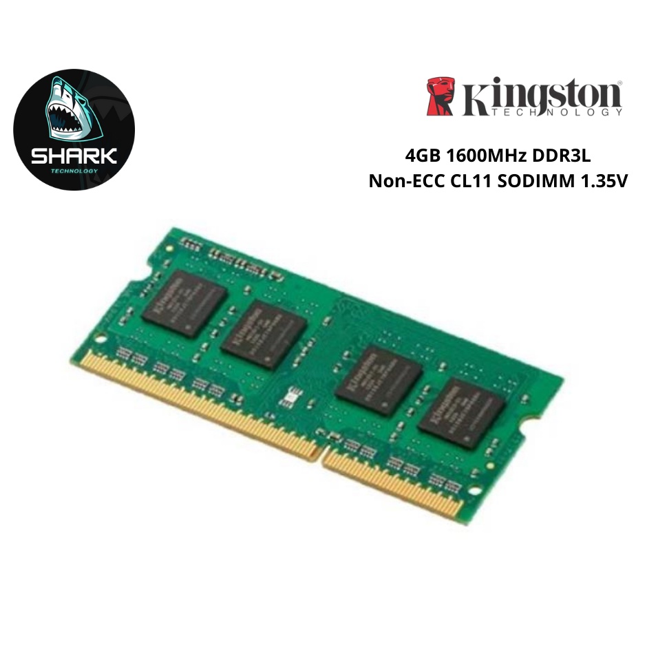 4GB (4GBx1) DDR3L 1600MHz RAM NOTEBOOK (หน่วยความจำโน้ตบุ๊ค) KINGSTON VALUE RAM (KVR16LS11/4WP)