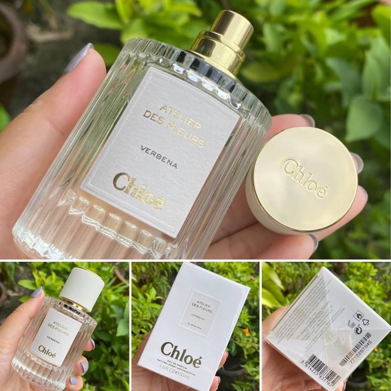 Chloe Atelier Des Fleurs กลิ่น Verbena ขนาด 50ml กลิ่นหอมสดชื่นของมะนาวที่โดดเด่น เปล่งประกายอย่างเป