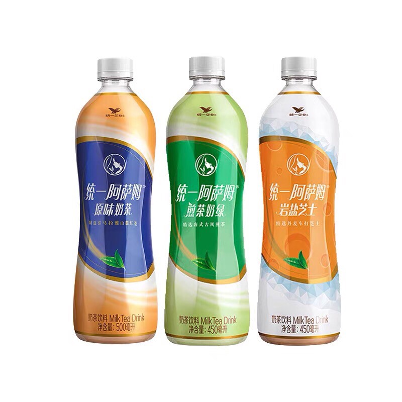 ชานมพร้อมดื่ม(阿萨姆奶茶)ขนาด 500ml ชานมจากแบรนด์อันดับ 1 ของจีน สะดวก พร้อมดื่ม