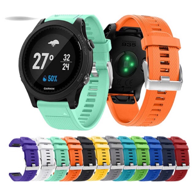 พร้อมส่ง!!! สาย Garmin FR 935, 945 , Garmin fenix 5,6, 5+ , 6+  , Approach s60 S62 สามารถใช้กับ Inst