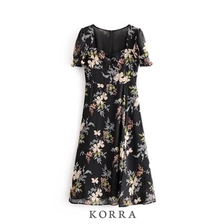 BLOSSOM DRESS BY KORRA บลอสซั่ม เดรส มีซับอย่างดี