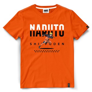 เสื้อยืดผ้าฝ้ายพิมพ์ลายเสื้อยืดนินจานารูโตะ Naruto NT-001-OR S-4XL