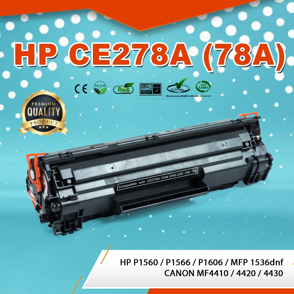 HP CE278A(78A) หมึก ตลับหมึกพิมพ์เลเซอร์ ตลับหมึกโทนเนอร์ เทียบเท่า ใช้ ...