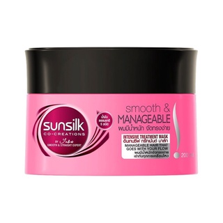 ✨คุ้มสุดๆ✨ ﻿Sunsilk สูตรผมมีน้ำหนักจัดทรงง่าย ทรีทเม้นต์ มาส์ก 200 มล. 🚚พร้อมส่ง!! 💨