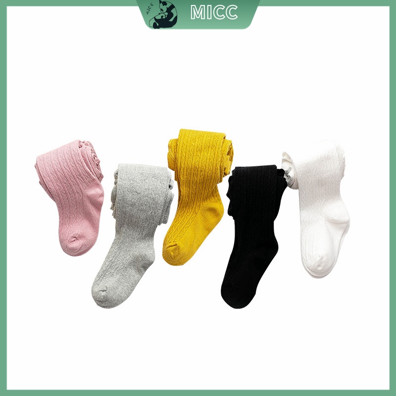 【Bangkok Delivery】1 คู่ ถุงน่องเลกกิ้ง แบบยืดหยุ่น สไตล์เจ้าหญิง สําหรับเด็กผู้หญิง อายุ 1-8 ปี