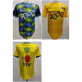 S-2XL Jersey Pasukan Liga Super 2022 Penang Home Penang Away Kedah Home