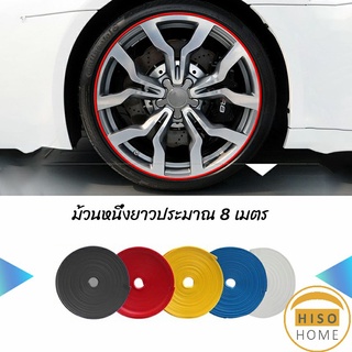 ยางแต่งขอบล้อแม็กซ์ ยางกันขอบโครเมี่ยยาง  ยางแต่งกันรอยล้อแม็ก car wheel protector