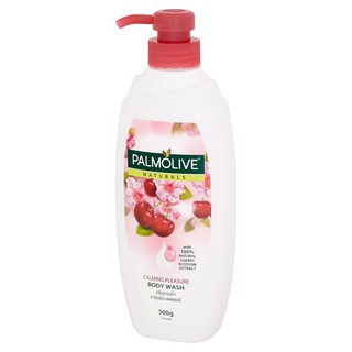 ครีมอาบน้ำ Palmolive(ปาล์มโอลีฟ) เนเชอรัล คาล์มมิ่ง เพลเชอร์ขนาด 500 กรัม ของแท้ 100%