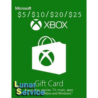 Xbox Live Gift Card US $5 / $10 / $20 / $25 สำหรับ US Account (ใช้สมัคร Xbox Game Pass ได้)