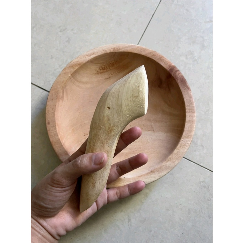 [WHOLESALE] WOODEN MORTAR/WOODEN MORTAR [17CM]