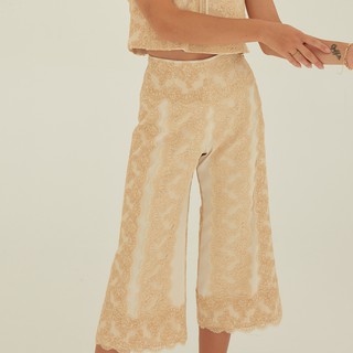 New Collection Perana : เสื้อลูกไม้ Chole Pants สี Yellow เหลือง