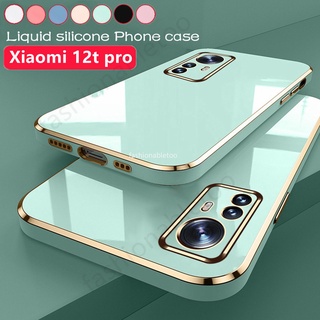 เคสซิลิโคนนิ่ม ทรงสี่เหลี่ยม กันกระแทก สําหรับ Xiaomi 12t pro 12tpro 12 Lite 12lite 12s 12x 12sultra Xiaomi12t