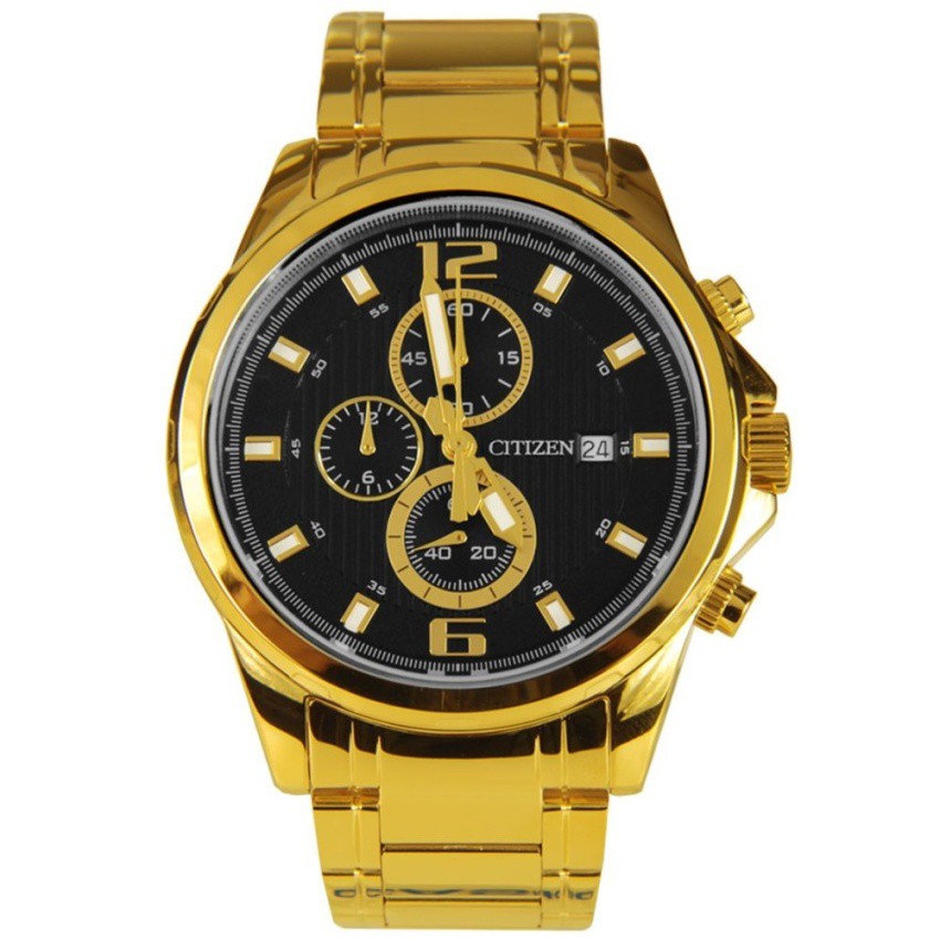 Citizen Chronograph Men's Watch AN3552-50E-Black/Gold