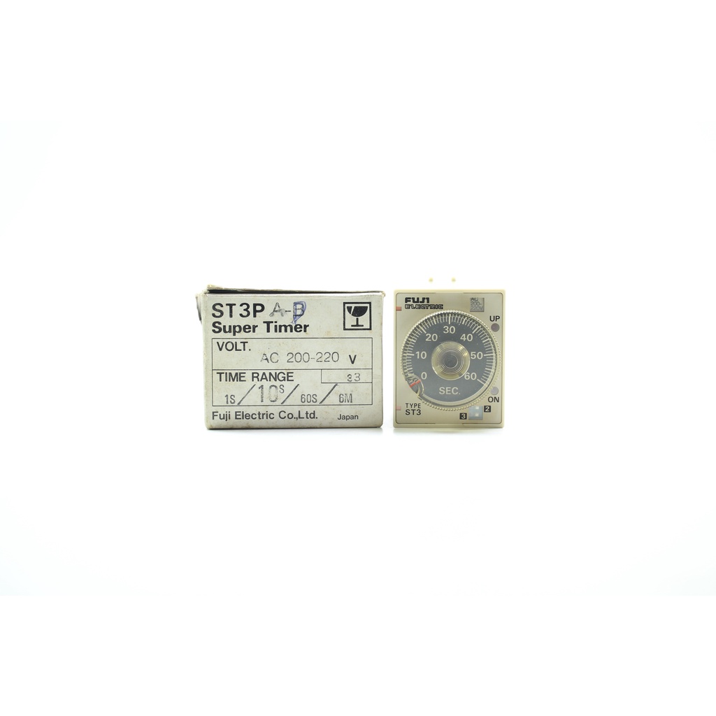 ST3 TIMRE FUJI ST3P A-B Fuji Electric  TIMER ไทม์เมอร์รีเลย์ MS4SA-AP Fuji Electric