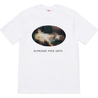 ใหม่พร้อมส่ง ของแท้ Supreme Leda And The Swan Tee White