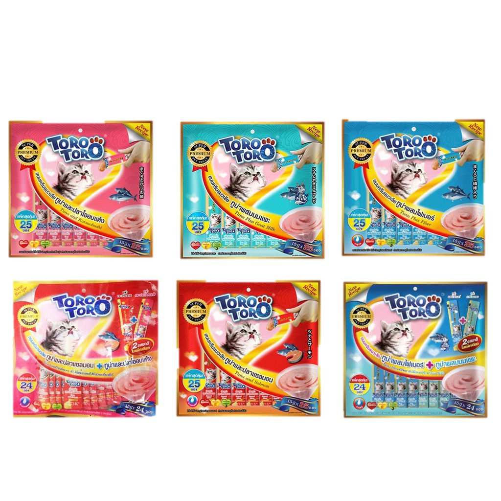ขนมแมวเลีย toro toro แพ็ค 20 ซอง