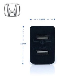 สายชาร์จ USB HONDA แบบชาร์จเร็ว สาย USB FAST CHARGER ตรงรุ่น HONDA แบบเบ้าสั้น CRV JAZZ CITY HRV