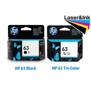 ตลับหมึก HP 63 Black / Color