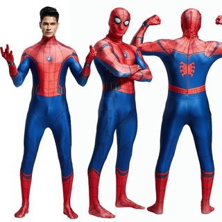 ชุดบอดี้สูทคอสเพลย์ Spider Man Superhero สําหรับแต่งกาย