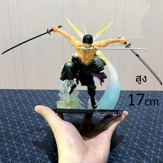 โมเดล ของเล่น วันพีช โรโรโนอา โซโร Roronoa Zoro One Piece คุณภาพที่สอง