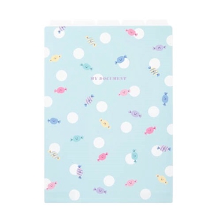 [ARTBOX] From Korea แฟ้มดัชนีแนวตั้งลายลูกอมมิ้นท์ 6 กระเป๋า