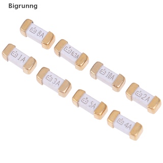 [Bigr] ฟิวส์เป่าเร็ว SMD 1808 125v 0451 1a เป็น 10A สีทอง 10 ชิ้น