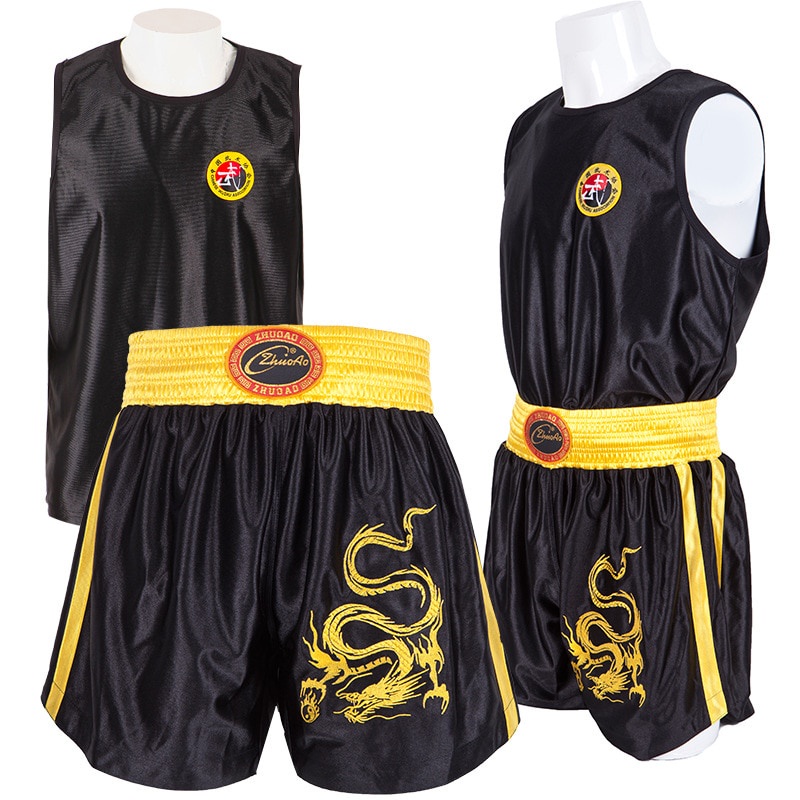 เสื้อยืดแขนกุด พิมพ์ลายมังกร MMA ศิลปะการต่อสู้ มวยไทย กางเกงขาสั้น สําหรับเด็ก ผู้ใหญ่