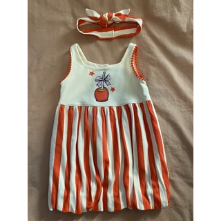 baby lovett dress size 18-24m ผ้าดี คอลม้าหมุน ใส่ครั้งเดียว