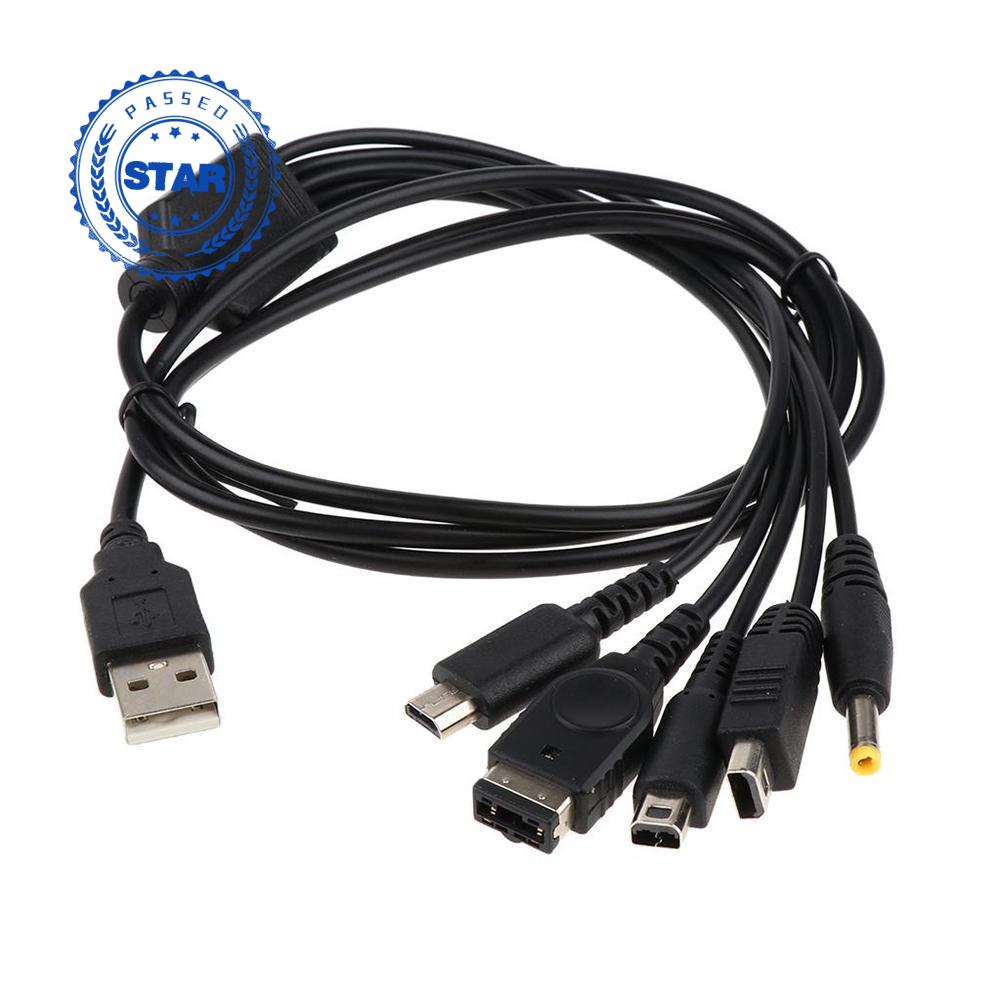 Tleader 5 In 1 สายชาร จ Wii U New 3dsxl สายเคเบ ลอย างรวดเร ว 3ds Nds Lite Sp Psp O3k6 Shopee Thailand