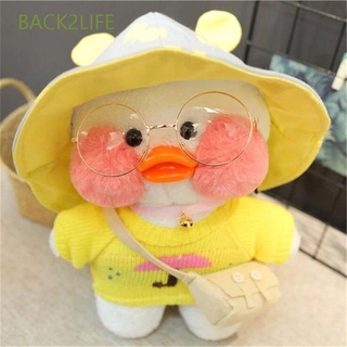 BACK2LIFE Kawaii Yellow Duck Plush Toy Cartoon Hyaluronic Acid Duck Doll Lalafanfan Ducks Plush Pillow 30cm Korean Netred Christmas Stuffed Toys Soft for Kids Cafe Duck Stuffed Toys