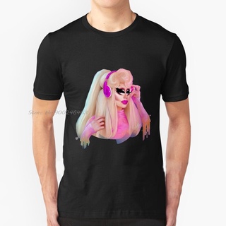 [100% Cotton] เสื้อยืด ผ้าฝ้าย พิมพ์ลาย Trixie Mattel Trixie Katya สําหรับผู้ชาย และผู้หญิง