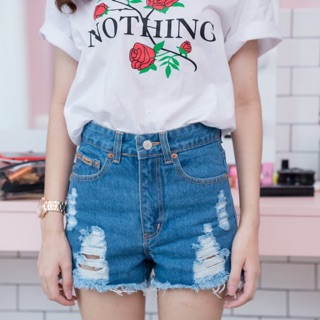 ARTERY JEANS รุ่น Gubgib ขาสั้นเอวสูง