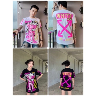 เสื้อยืดงานสกรีน แอลโม่ชมพู