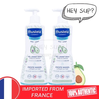 Mustela Gentle Cleansing Gel (Hair and Body Wash) 500ml x 2pcs