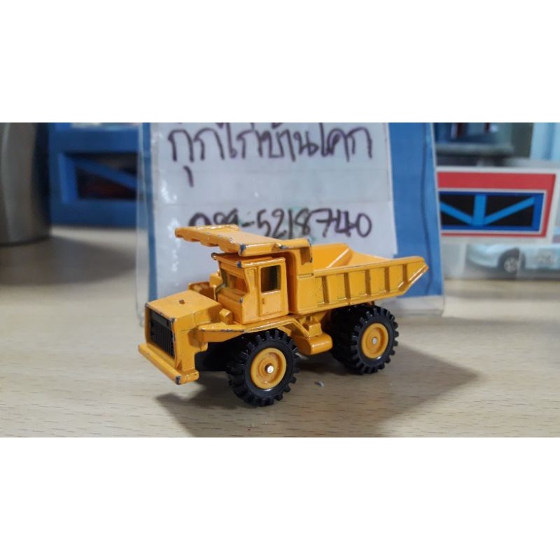 รถเหล็ก Tomica no.F22 OFF ROAD DUMP สีเหลืองสวย ยกดัมได้ แนวก่อสร้าง งานเก่าครับ งานสะสม