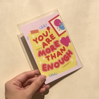 Postcard - you’re enough โปสการ์ด