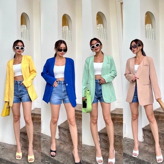 Le Leonie Oversize blazer(เลือกสีทางแชท)