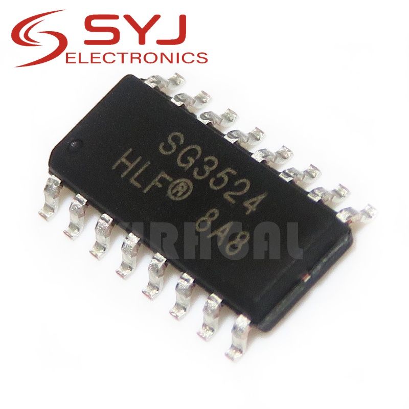 10 ชุดอิเล็กทรอนิกส์ของส่วนประกอบ SG3524DR SG3524 SG3525A SG3525 SOP-16 yna8