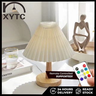 XYTC โคมไฟ led โคมไฟตั้งโต๊ะ led โคมไฟเกาหลี โคมไฟหัวเตียง โคมไฟห้องนอน โคมไฟรีโมท โคมไฟไร้สาย โคมไฟมินิมอล