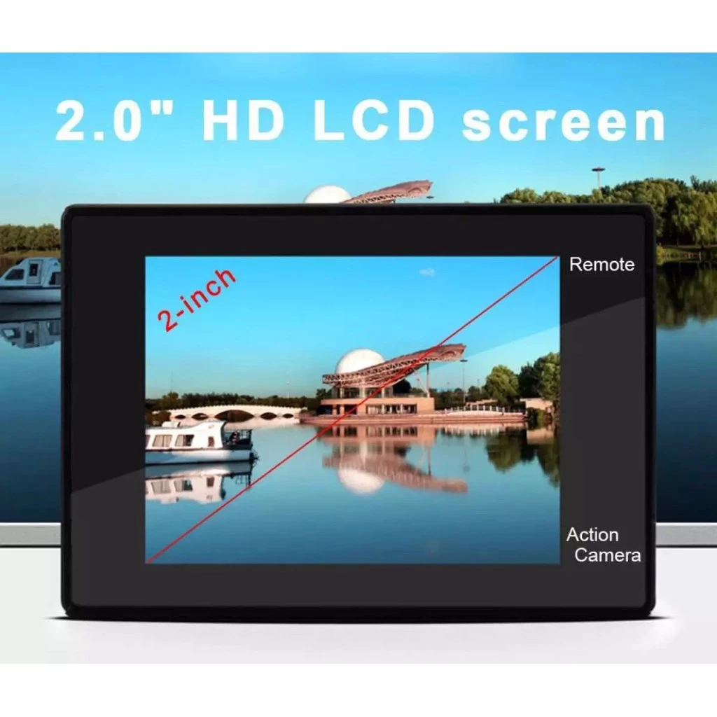 กล้องติดหมวก กล้องติดหน้ารถ Sport Action Camera 2.0 LCD Full HD 1080P thumbnail 4