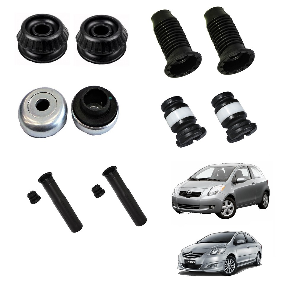 เบ้าโช๊คอัพ กันฝุ่นโช๊คอัพ กันกระแทกโช๊คอัพ สปริงโช๊คอัพ vios yaris วีออส ยาริส ncp93 ปี 2007-2012