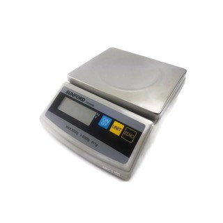 เครื่องชั่งดิจิตอล สเตนเลส ขนาด 5 กก. Digital stainless scale, size 5 kg.