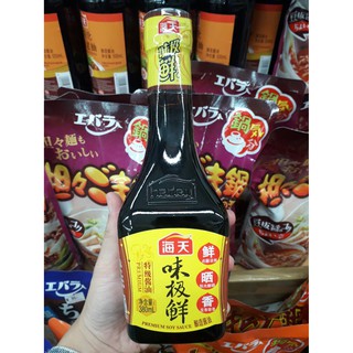 380 มล.ซอสถั่วเหลือง ซีอิ๊ว ตราไห่เทียน Haitian Premium Soy Sauce 380ml