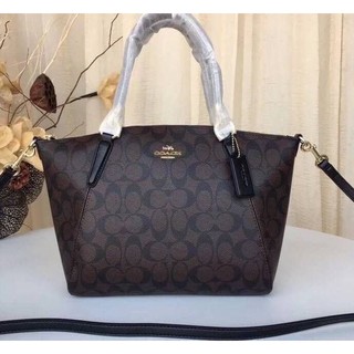 Coach Small Kelsey Satchel in Signature Canvas