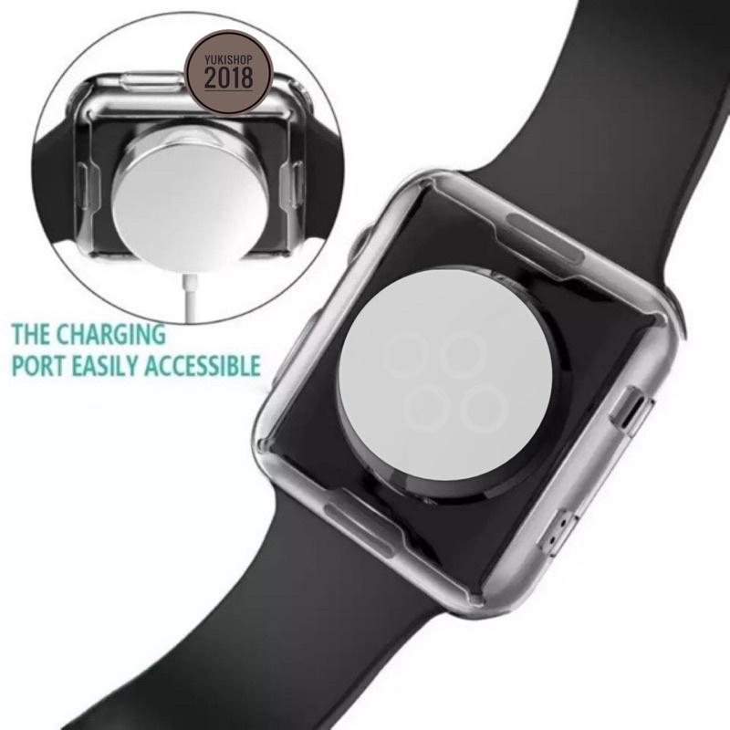พร้อมส่งจากไทย เคสใสคลุมทั้งหน้าจอ และ ฟิล์มกันรอย iWatch Ultra S 11/10/9/8/7/6/SE/5/4/3/2/1 แบบนิ่ม Case TPU iWatch ราคา ถูกที่สุด ดีลบีเคเค แกลเลอรีภาพที่ 8