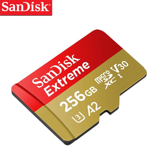 SanDisk Micro Sd Card Extreme 256GB SDXC อ่าน160Mb/S เขียน90Mb/S (SDSQXA1-256G-GN6MN) ไมโครเอสดีการ์ด แซนดิส โดย Synnex